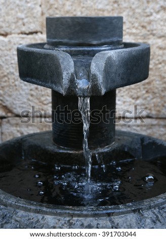Stone fountain 