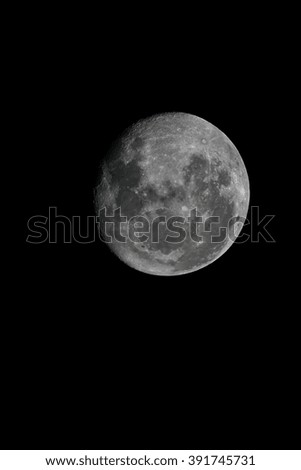 Full moon with sharp details