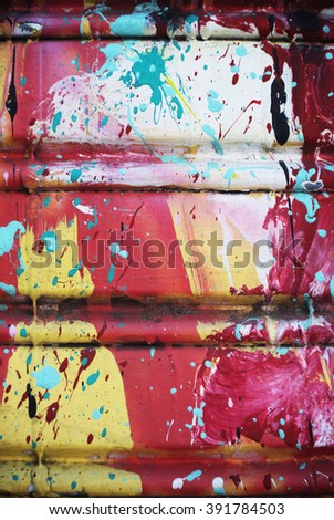 Photo of urban background or paint texture on wall