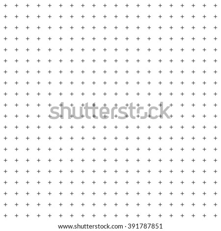 cross or plus sign seamless pattern on white background.