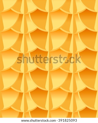 Seamless pattern fish scale with a drop in the middle