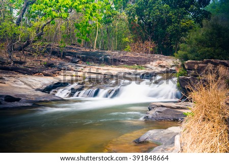 Small water fall in Doi Inthanon National Park, Thailand