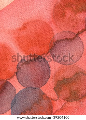 abstract watercolor background circles