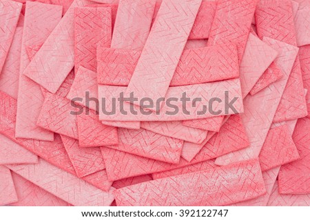 Pink Bubble Gum Background that can be used to provide your message Royalty-Free Stock Photo #392122747