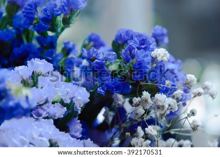 blurry bouquet of flowers 