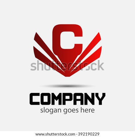 Letter C logo design 
