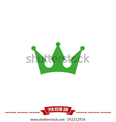 Crown Icon Vector.