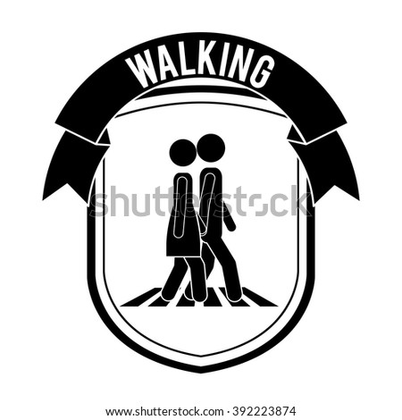 people walking design 