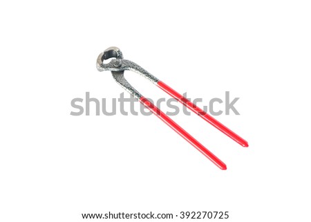 Pliers isolated on White background