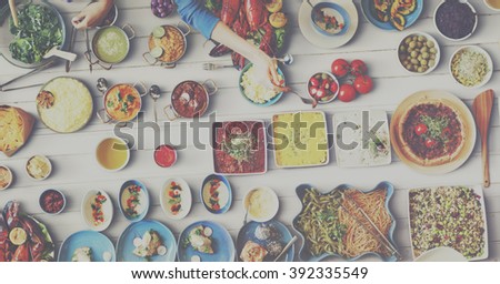 Food Festive Restaurant Party Unity Concept