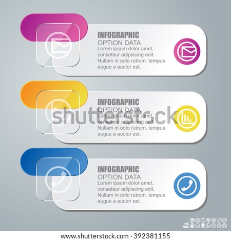 Abstract  
infographics on the grey background, Vector illustration can be 
used for workflow layout, diagram, number options, web design.