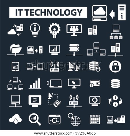 it technology icons
