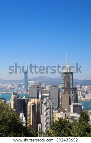 Skyscrapers in Hong Kong