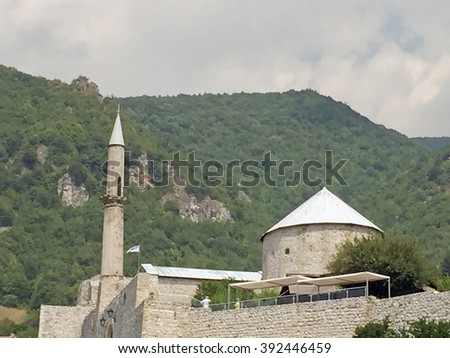 View on the castle in Travnik,Bosnia and Herzegovina