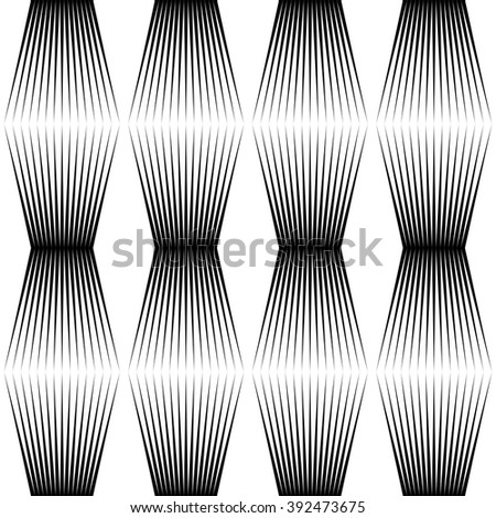 Seamless Vertical Stripe Pattern. Vector Black and White Background
