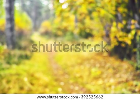 abstract blurred autumn landscape, a large background image size