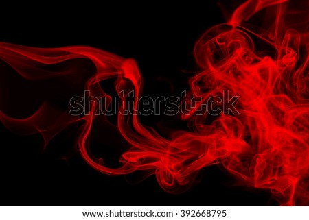 Abstract green smoke background