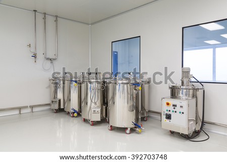 plant picture, clean room equipment and stainless steel machines