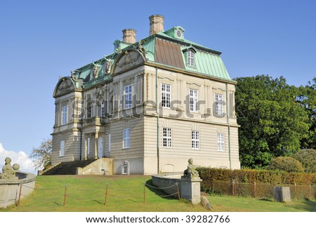 A small Castle placed in The Deer Park north of Copenhagen, used by the Royal Family for Hunting festivities.