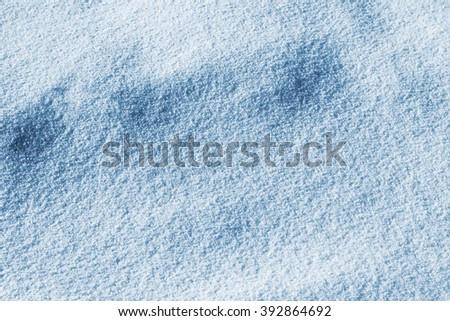 Background of snow. Winter landscape. The texture of the snow