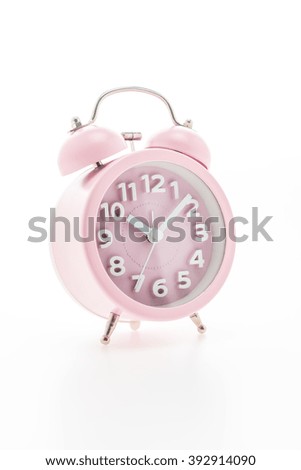 Classic Alarm Clock isolated on white background