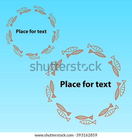 Fishes round logo 