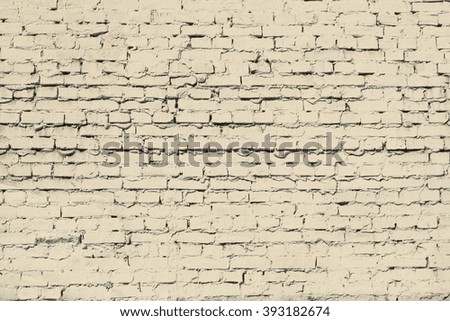 Warm white brick wall textures. 