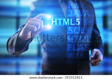 Businessman select HTML5.