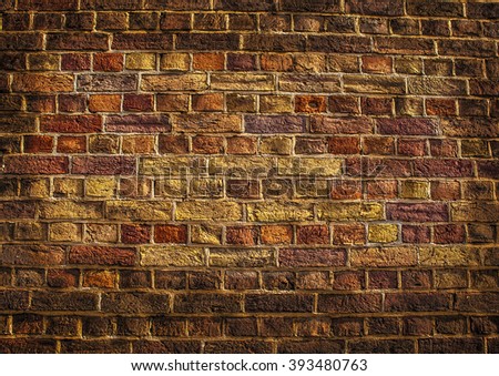 Antique brick stone wall texture. Photo Background.