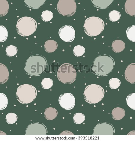 Handmade pattern is made of ink scopes. Can be used for fabric design, paper design, background. Vector. Isolated