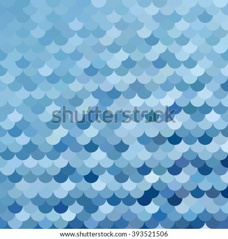 Blue Roof tiles pattern, Creative Design Templates