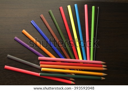 Color pencils. 