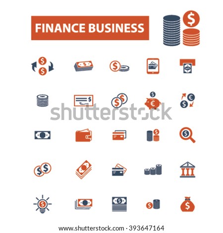 finance business icons
