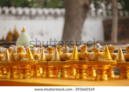 Phan offering sacrifices of Thailand