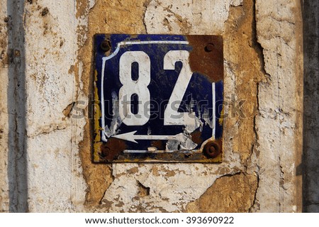 house number eighty-two
