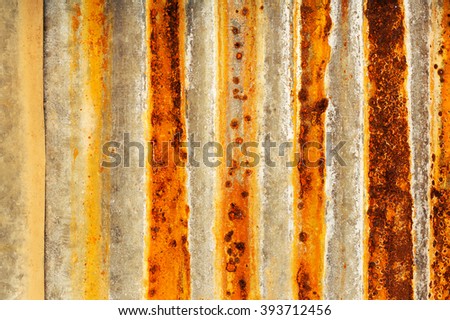 Grunge zinc plate for abstract background.