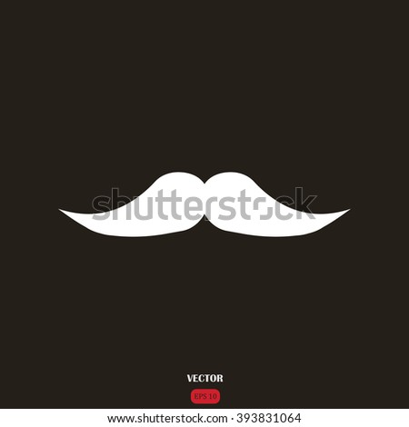 mustache - vector icon