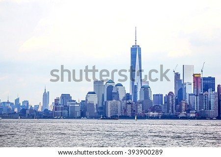 Beautiful view of Manhattan.