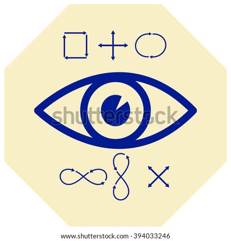 Eye icon ,vector 