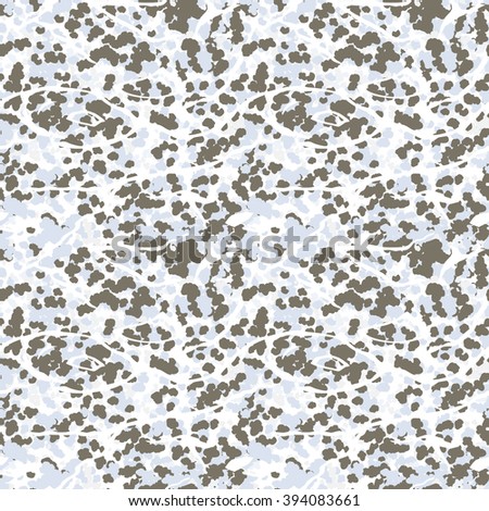 Insect Winter Camouflage 1.
Seamless pattern.