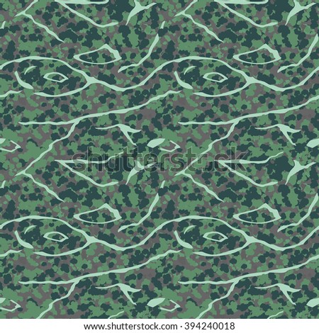 Insect Autumn\Spring Forest Camouflage.
Seamless pattern.