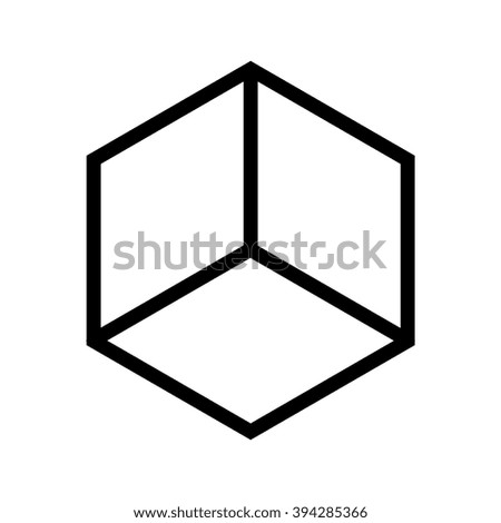 Cube logo design icon