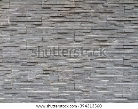 Wall art made of stone