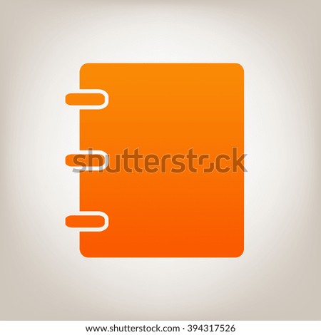 Notebook, address, phone book icon