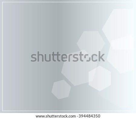 Abstract of transparent hexagon background