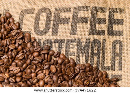 Brown coffee caffeine beans background