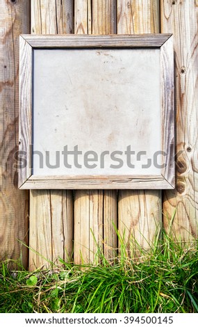 blank sign with space for text - photo