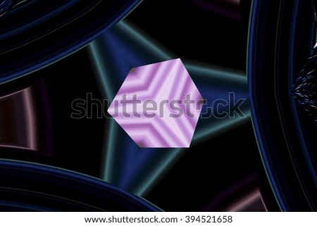 abstract design in shades of purple. blue, white and black
