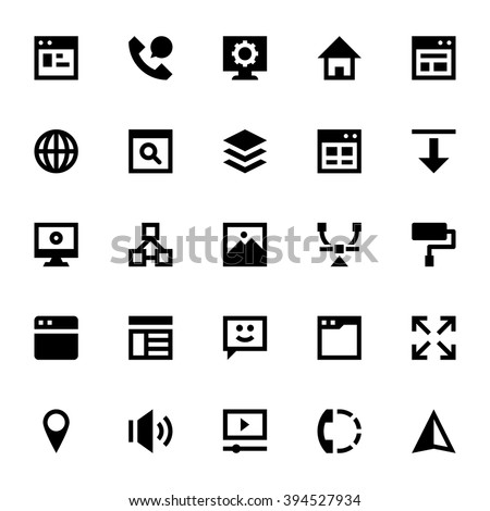 Web Design and Development Vector Icons 1