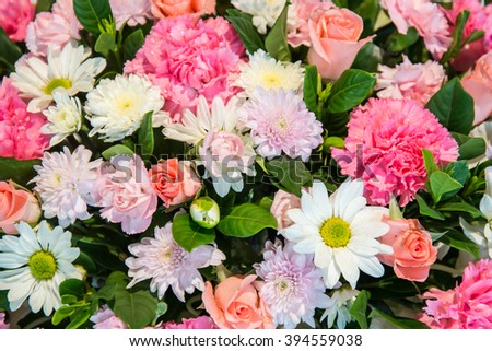 Bunch of flowers,soft focus